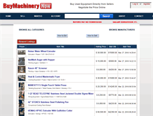 Tablet Screenshot of buymachinerynow.com